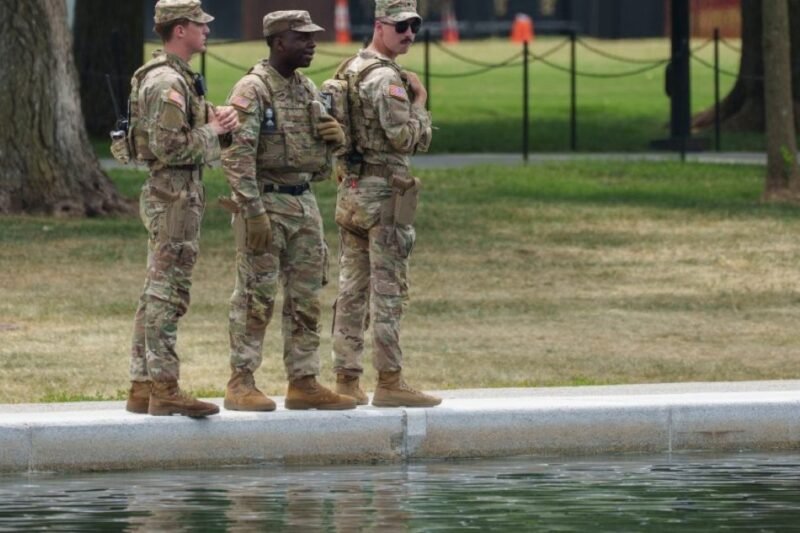 America First Fight Builds Around Reflecting Pool