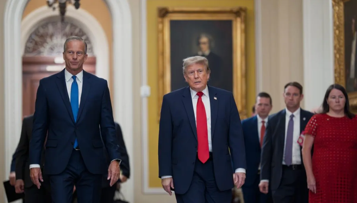 Senate GOP tries to mend fences with Trump after fiery lunch