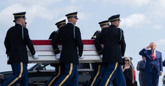Trump Attends Dignified Transfer of Fallen American Soldiers