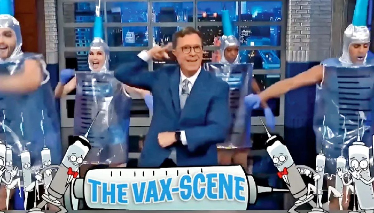 Trump rejoices after Stephen Colbert's last show