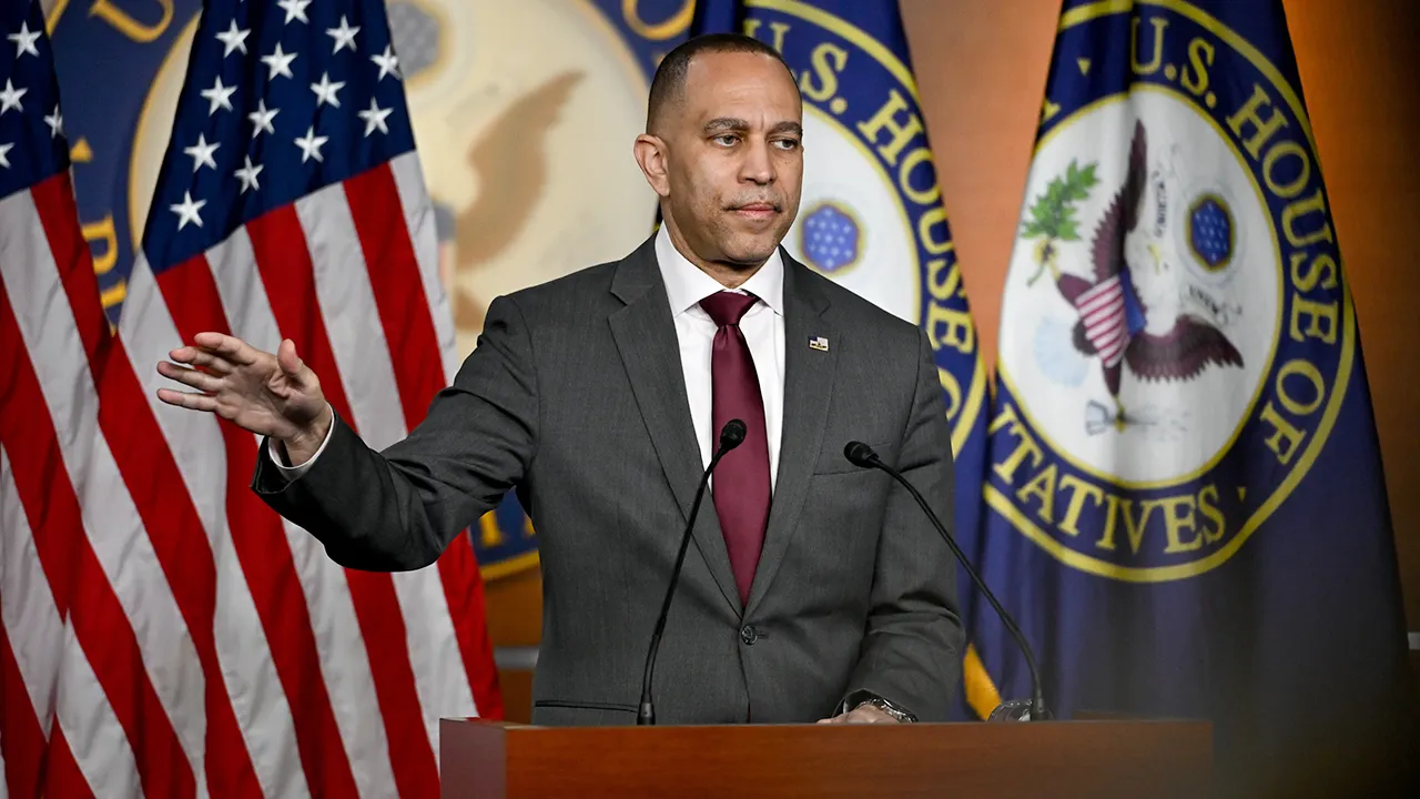 Hakeem Jeffries caught off guard when pressed on high gas