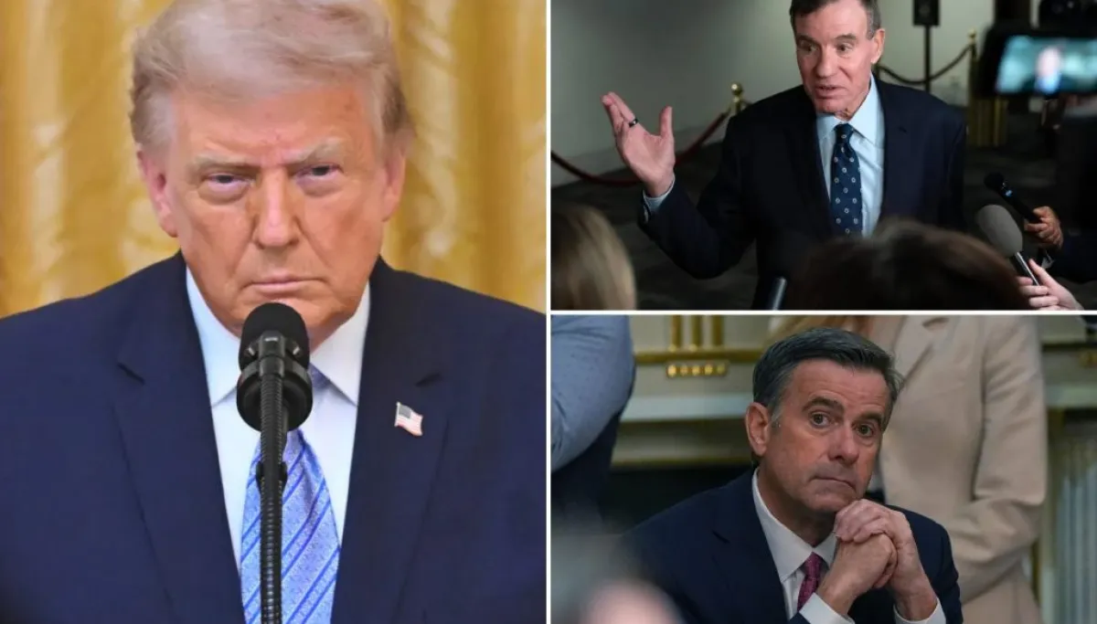 Trump's 'deep state' speech draws pushback from Warner