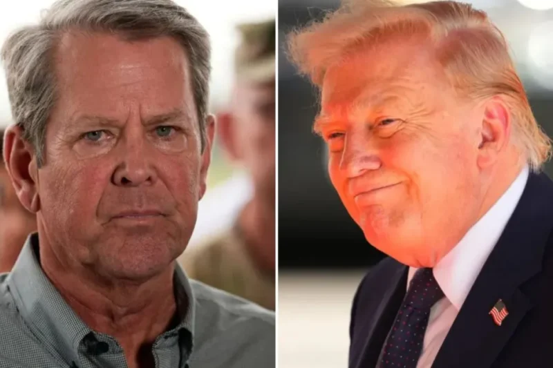 Trump and Kemp split in Georgia Republicans runoff battles