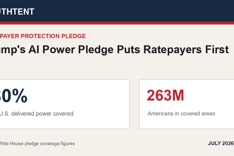 Trump’s AI Power Pledge Puts Ratepayers First